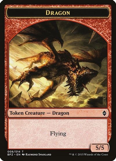 Dragon Token Battle for Zendikar Magic card