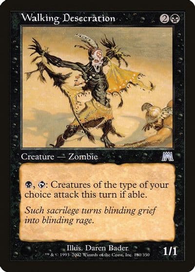Walking Desecration Onslaught Magic card