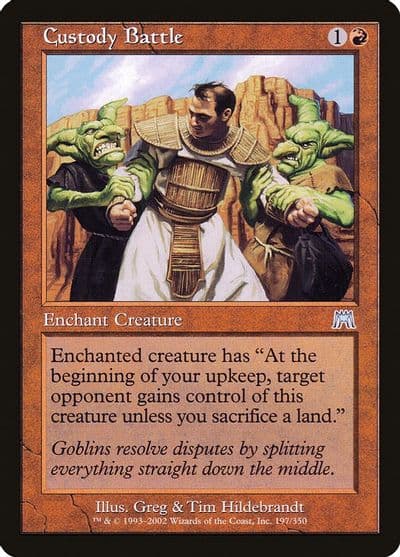 Custody Battle Onslaught Magic card