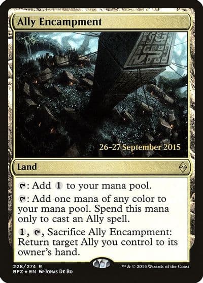Ally Encampment Prerelease Cards Magic card