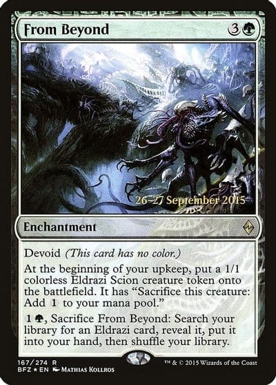 From Beyond Prerelease Cards Magic card