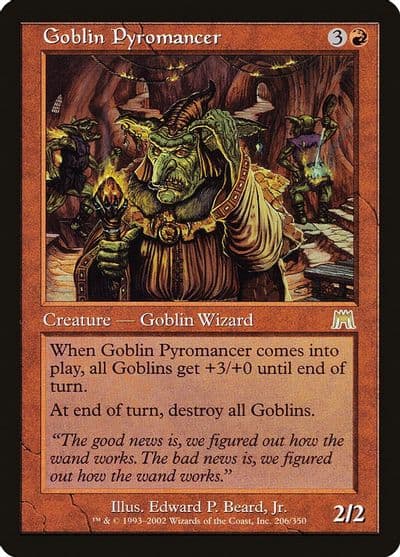 Goblin Pyromancer Onslaught Magic card