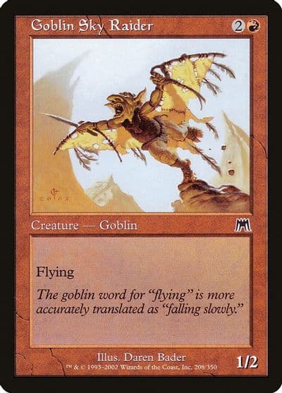 Goblin Sky Raider Onslaught Magic card