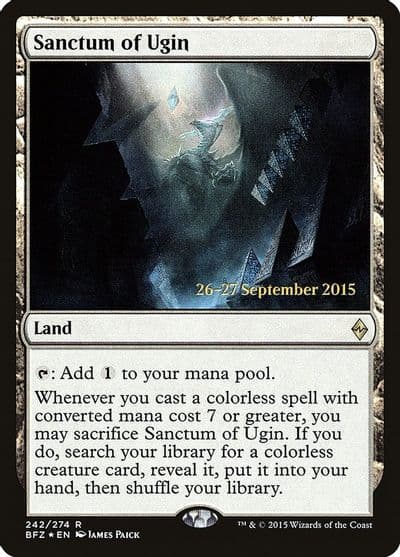 Sanctum of Ugin Prerelease Cards Magic card