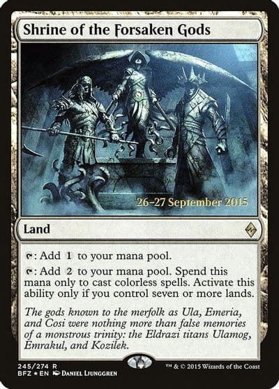 Shrine of the Forsaken Gods Prerelease Cards Magic card