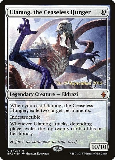 Ulamog the Ceaseless Hunger Prerelease Cards Magic card