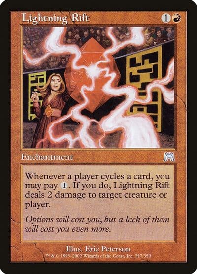 Lightning Rift Onslaught Magic card