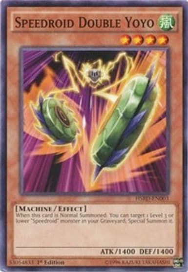 Speedroid Double Yoyo High-Speed Riders Yu-Gi-Oh! card