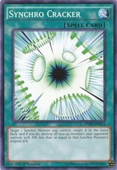 Synchro Cracker High-Speed Riders Yu-Gi-Oh! card
