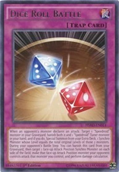 Dice Roll Battle High-Speed Riders Yu-Gi-Oh! card