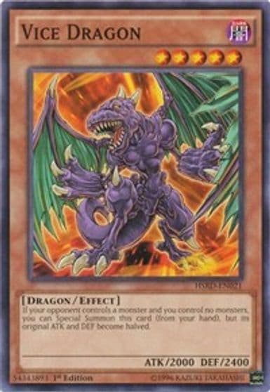 Vice Dragon High-Speed Riders Yu-Gi-Oh! card