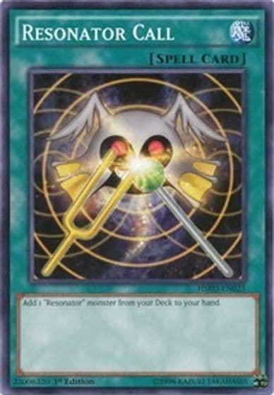 Resonator Call High-Speed Riders Yu-Gi-Oh! card