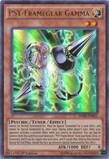 PSY Framegear Gamma High-Speed Riders Yu-Gi-Oh! card