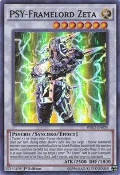 PSY Framelord Zeta High-Speed Riders Yu-Gi-Oh! card