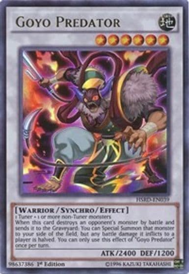 Goyo Predator High-Speed Riders Yu-Gi-Oh! card