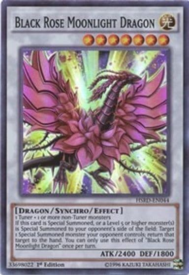 Black Rose Moonlight Dragon High-Speed Riders Yu-Gi-Oh! card