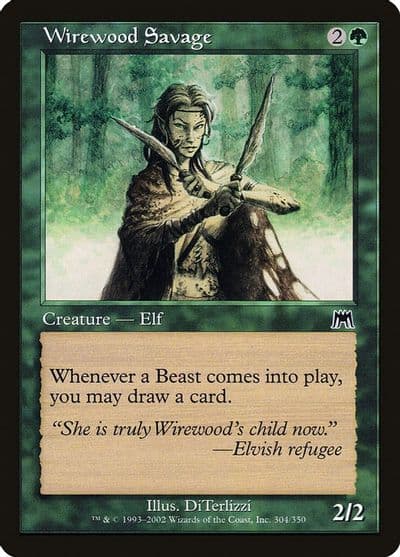 Wirewood Savage Onslaught Magic card