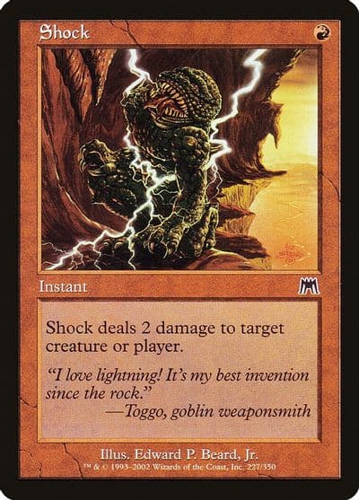 Shock Onslaught Magic card