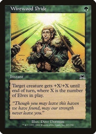 Wirewood Pride Onslaught Magic card