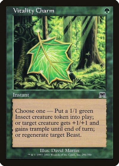 Vitality Charm Onslaught Magic card