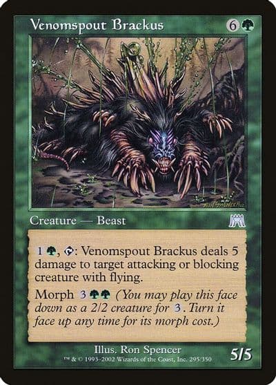 Venomspout Brackus Onslaught Magic card