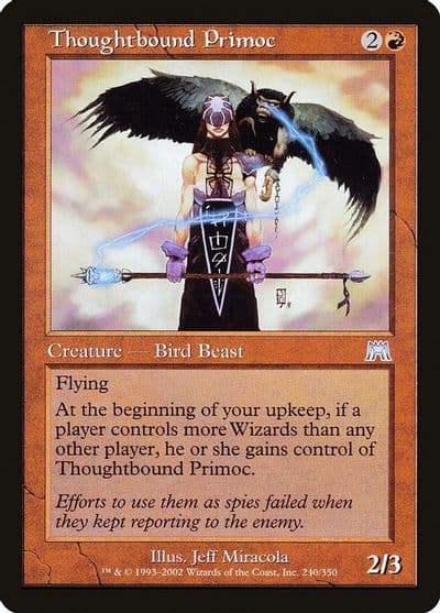Thoughtbound Primoc Onslaught Magic card