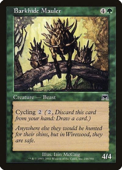 Barkhide Mauler Onslaught Magic card