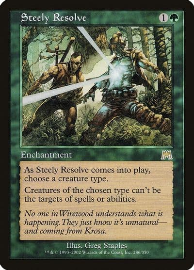 Steely Resolve Onslaught Magic card