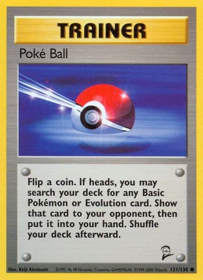 Poke Ball Base Set 2 Pokemon card