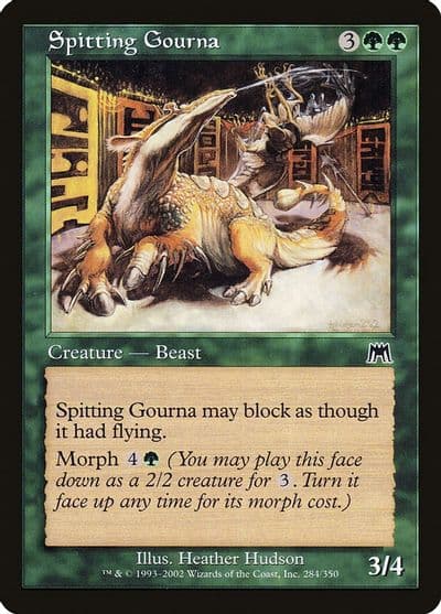 Spitting Gourna Onslaught Magic card