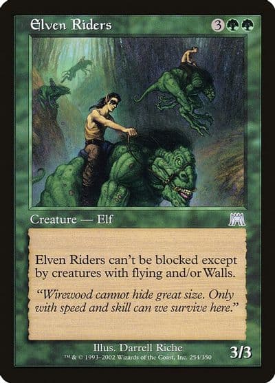 Elven Riders Onslaught Magic card