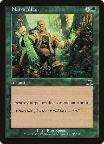 Naturalize Onslaught Magic card