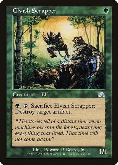 Elvish Scrapper Onslaught Magic card
