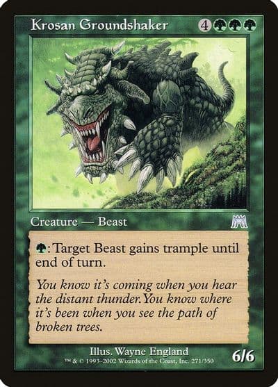 Krosan Groundshaker Onslaught Magic card