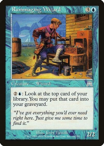 Rummaging Wizard Onslaught Magic card