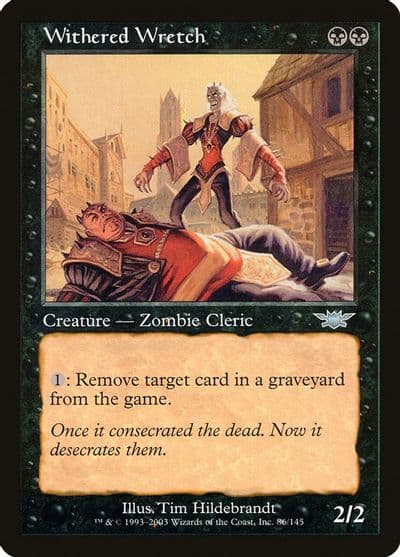 Withered Wretch Legions Magic card