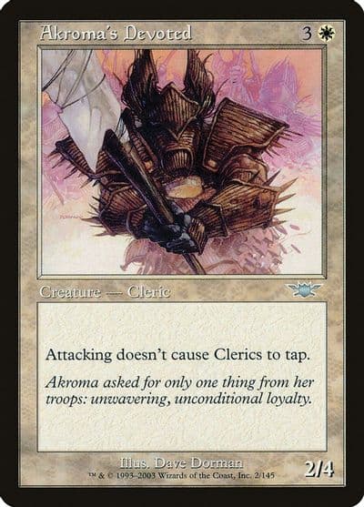Akromas Devoted Legions Magic card