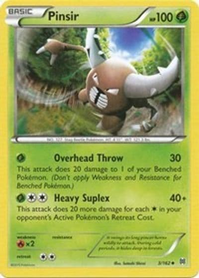 Pinsir XY - BREAKthrough Pokemon card