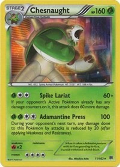 Chesnaught XY - BREAKthrough Pokemon card