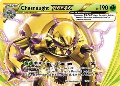 Chesnaught BREAK XY - BREAKthrough Pokemon card
