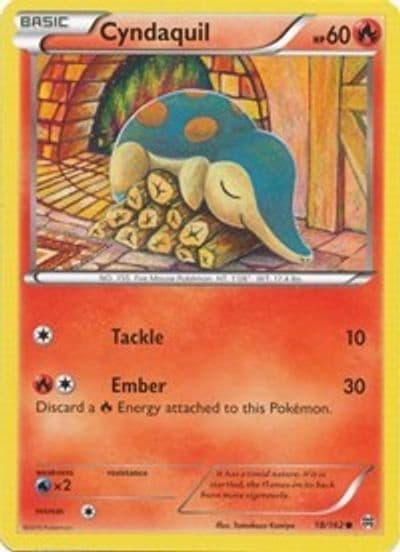 Cyndaquil XY - BREAKthrough Pokemon card