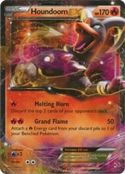 Houndoom EX XY - BREAKthrough Pokemon card