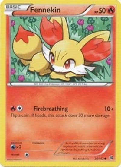 Fennekin XY - BREAKthrough Pokemon card