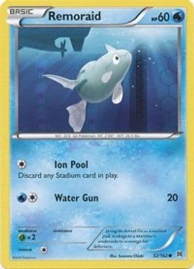 Remoraid (32) XY - BREAKthrough Pokemon card