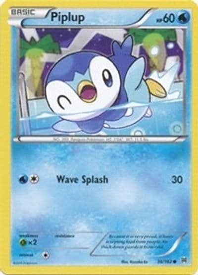Piplup XY - BREAKthrough Pokemon card