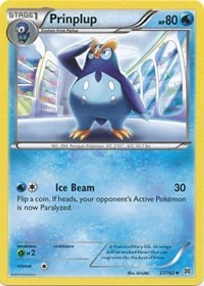 Prinplup XY - BREAKthrough Pokemon card