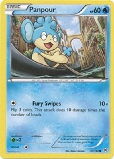 Panpour XY - BREAKthrough Pokemon card