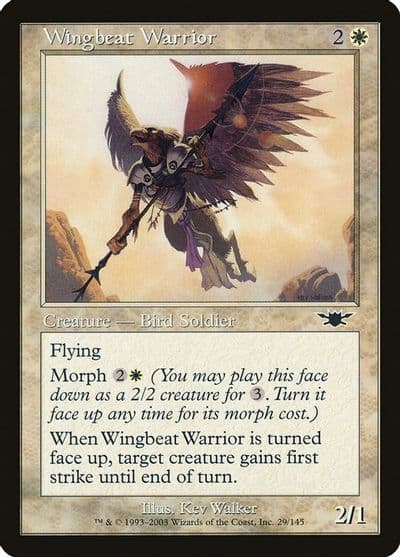Wingbeat Warrior Legions Magic card