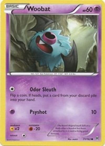 Woobat XY - BREAKthrough Pokemon card