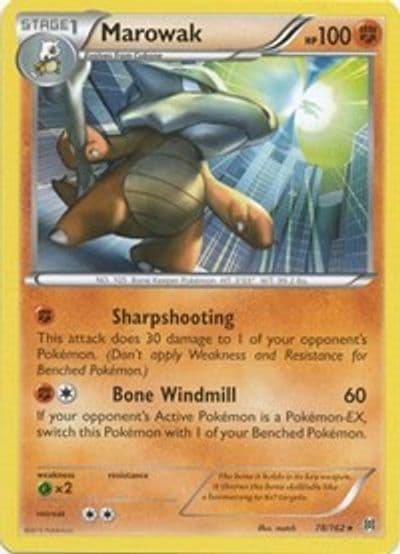 Marowak XY - BREAKthrough Pokemon card